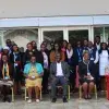 KEMRI's Research scientist led by The Director for Research and Development, Dr. Evans Amukoye.