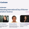 Prominent women from Cochrane’s global network of independent researchers – Julia Finkelstein and Barbra Miheso,